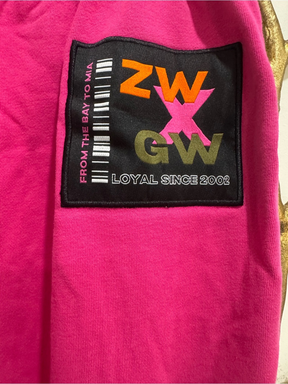 Zumba Fitness Pink Track Pants with White Side Panels - Picture 2 of 4